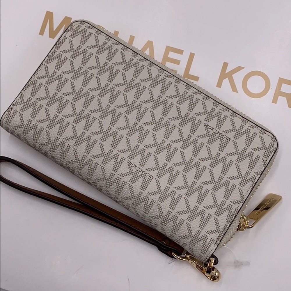 Michael Kors Jet Set Travel Phone Wallet Wristlet - Picture 14 of 16